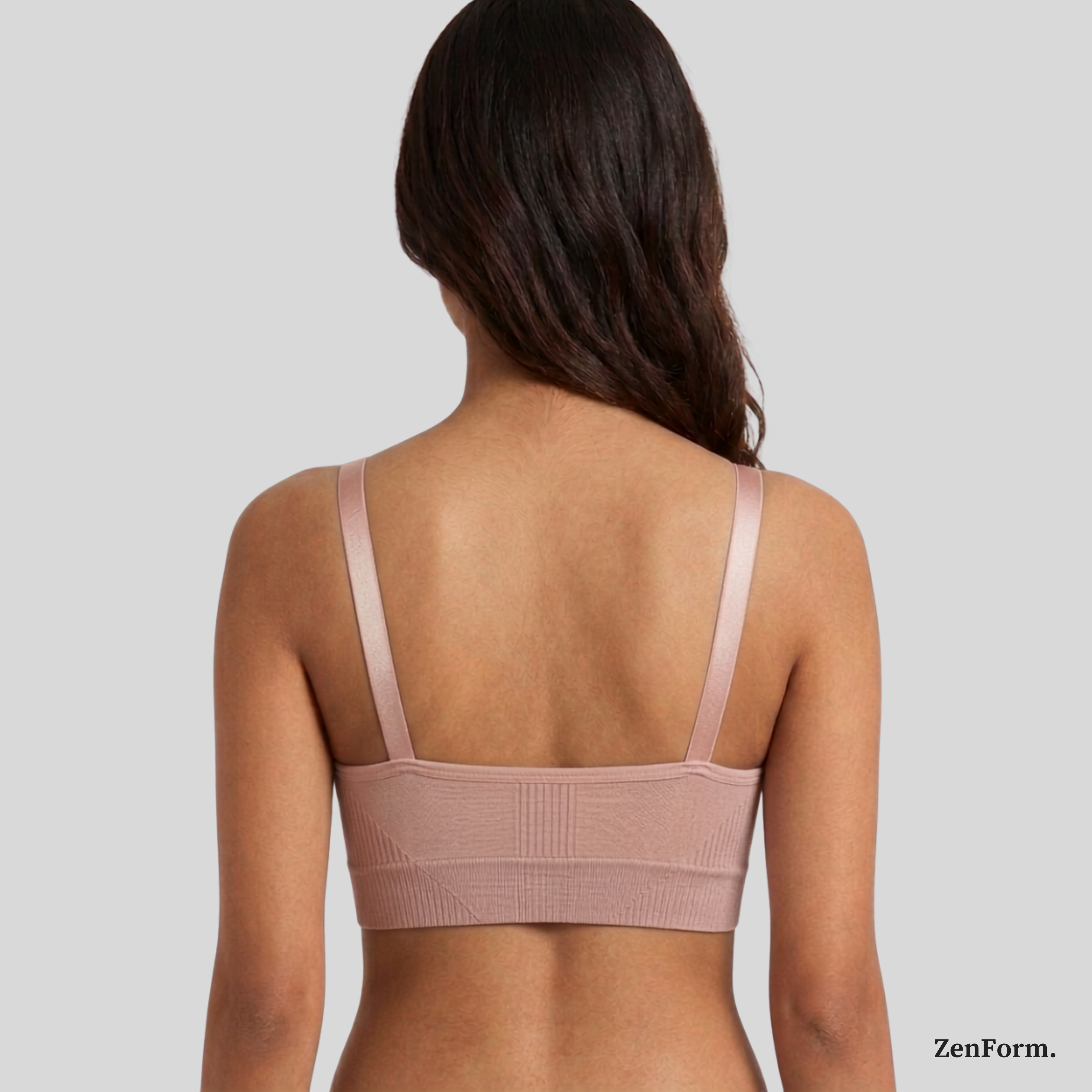 Front Closure Ribbed Seamless Bralette for Everyday Comfort Stretchy Fabric, Suitable for 28 to 32 inch bands