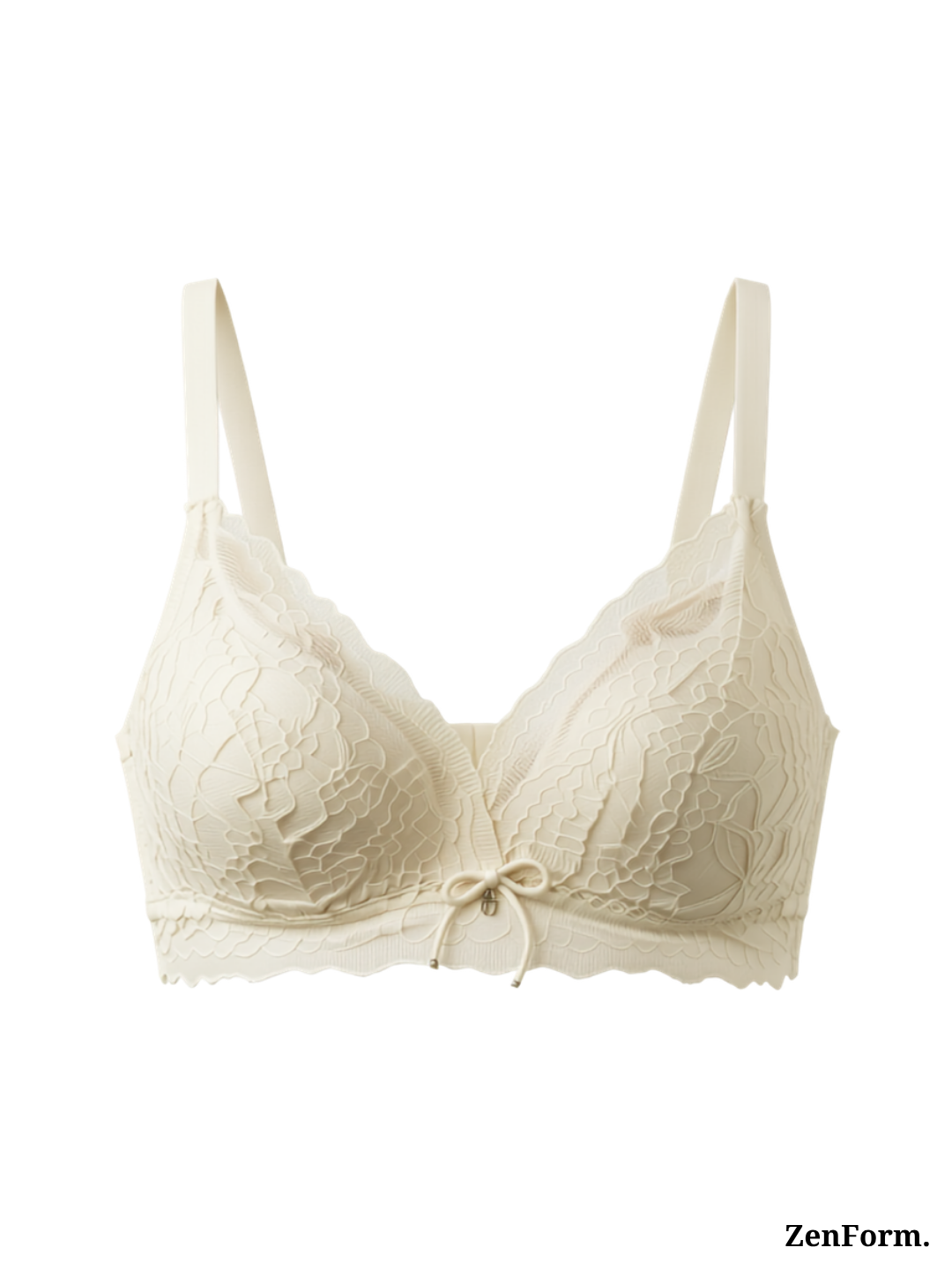 Romantic Scalloped Lace Bra Lightweight Support