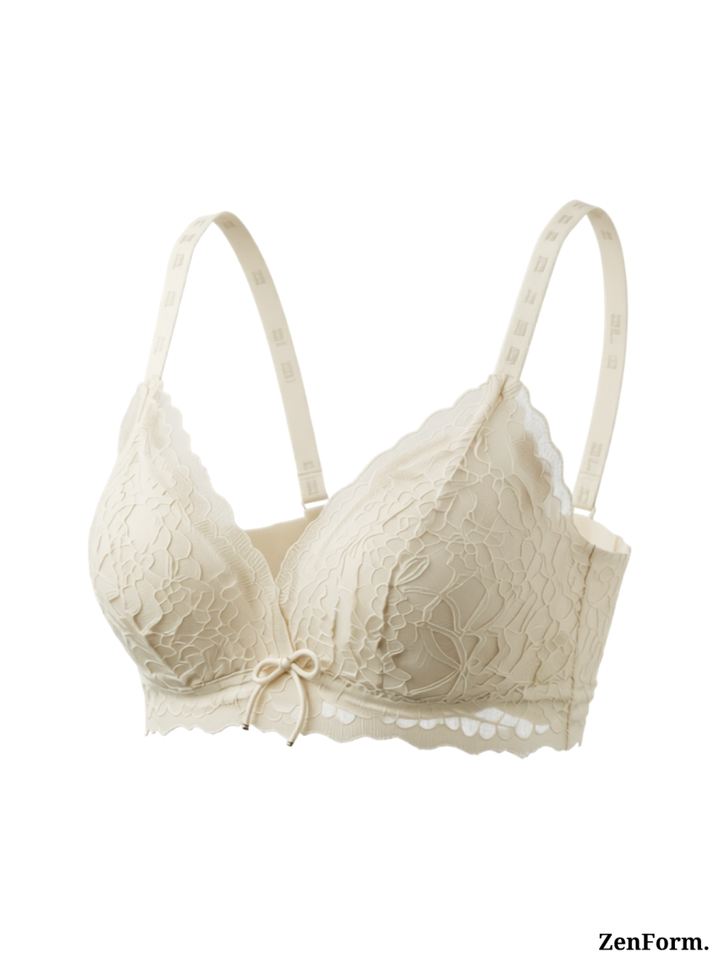 Romantic Scalloped Lace Bra Lightweight Support