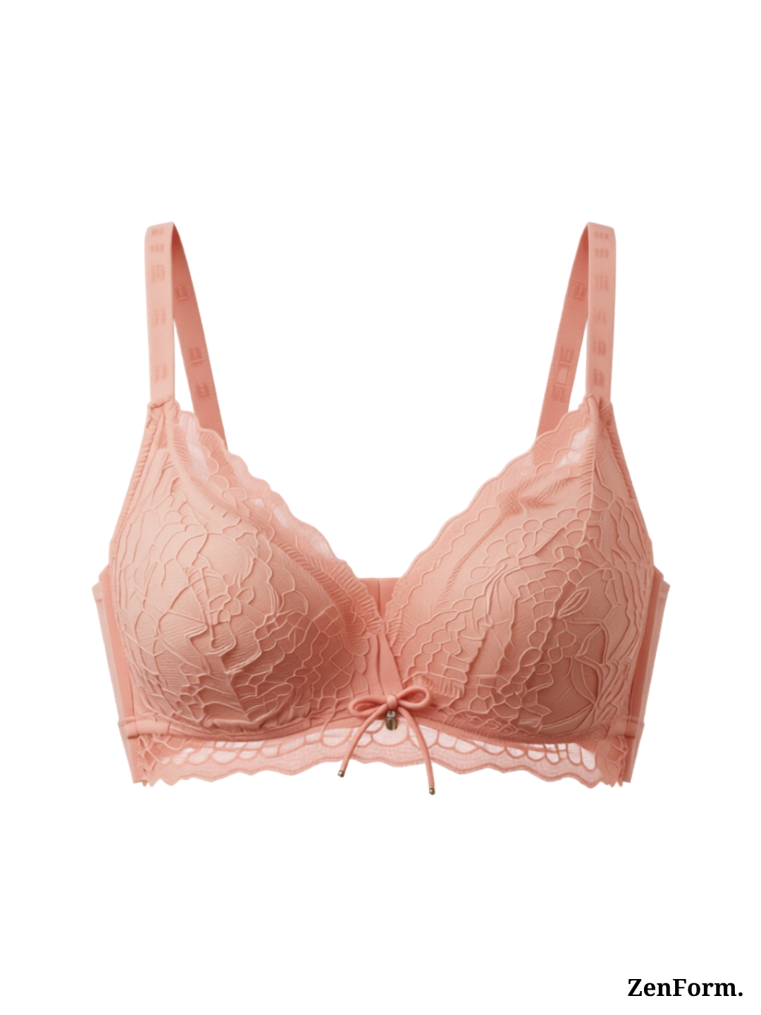 Romantic Scalloped Lace Bra Lightweight Support