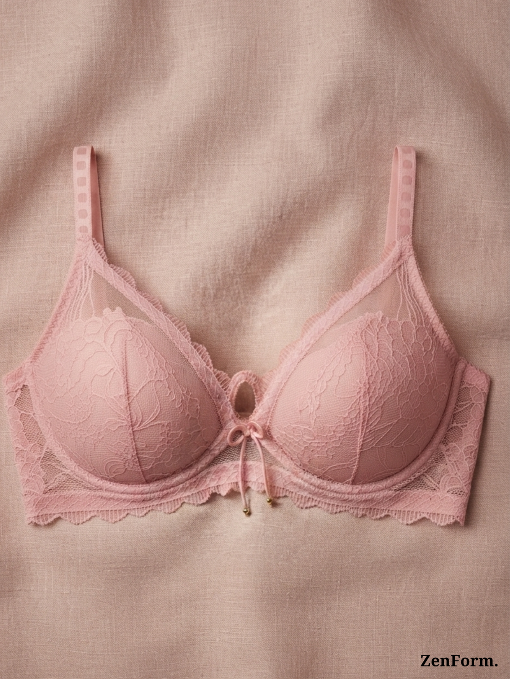 Romantic Scalloped Lace Bra Lightweight Support