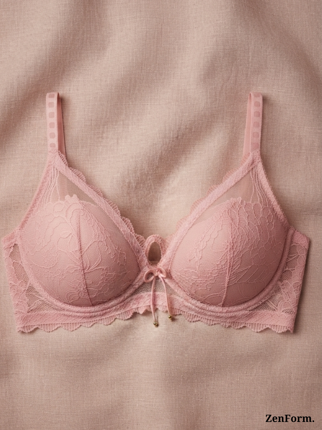 Romantic Scalloped Lace Bra Lightweight Support