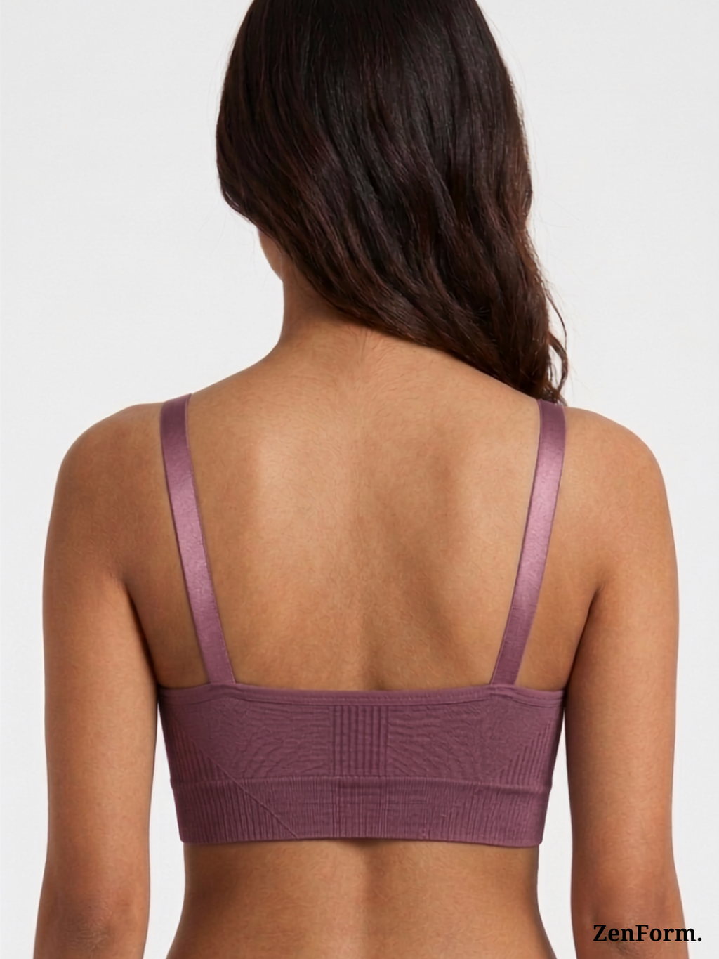 Front Closure Ribbed Stretchy Fabric Bralette for Everyday Comfort