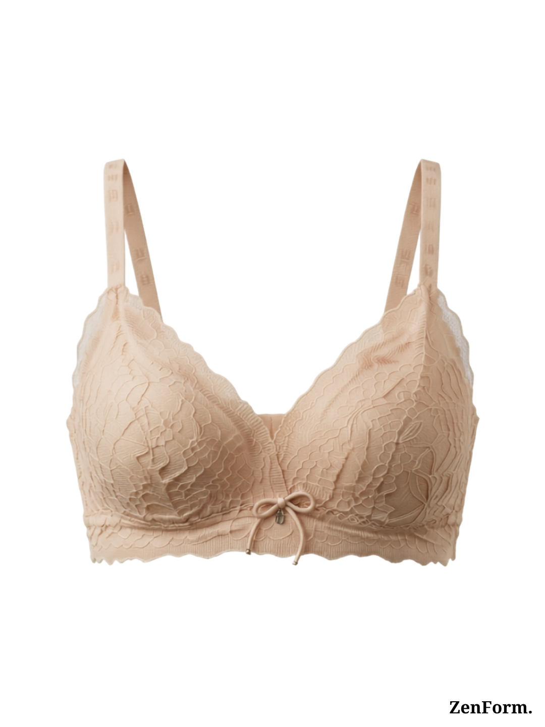 Romantic Scalloped Lace Bra Lightweight Support
