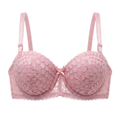 Sculpt & Lift Convertible Heavy Padded Lace Bra (PINK)
