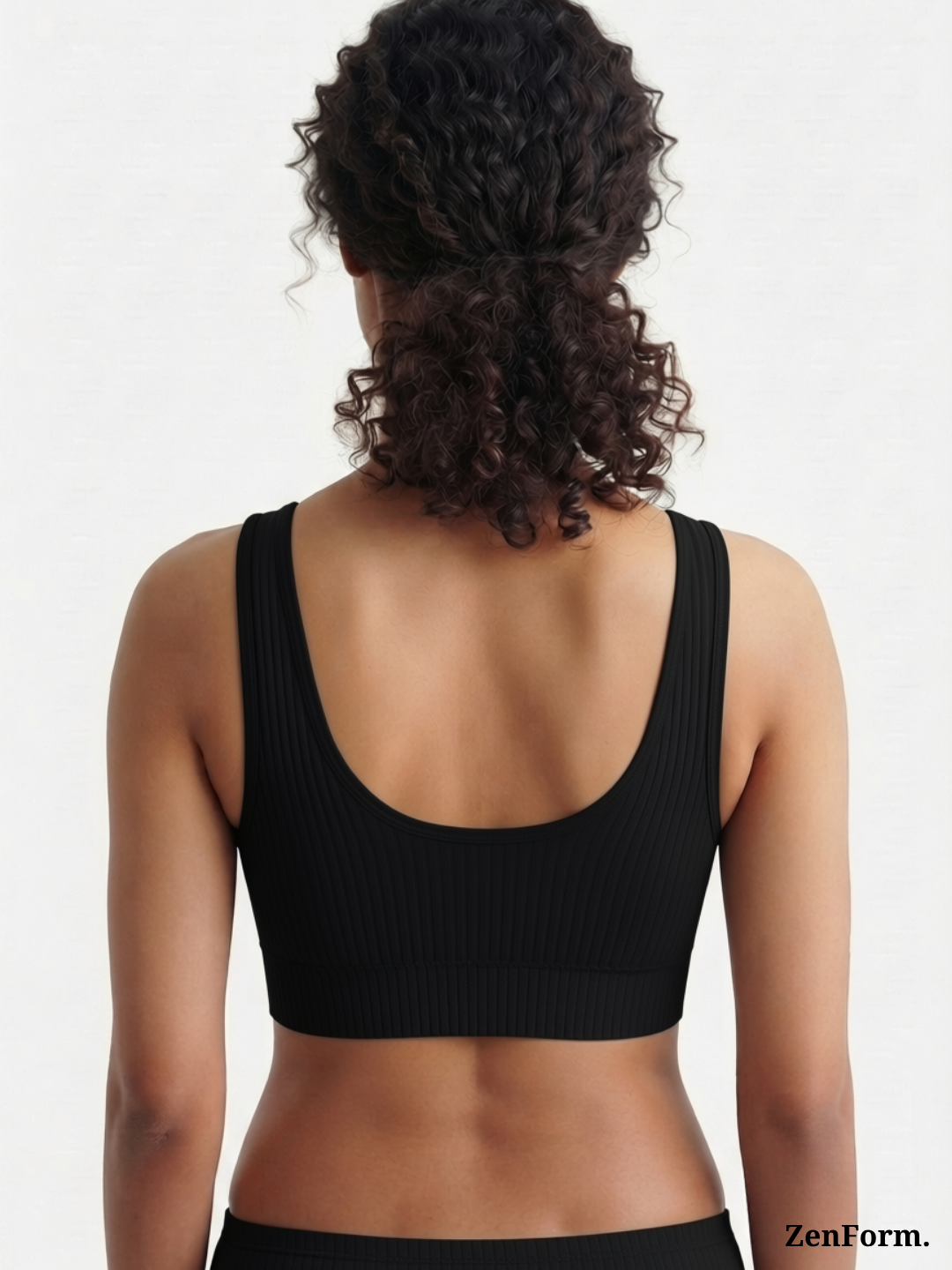 Ribbed Front Snap Bralette | Wire-Free Bra