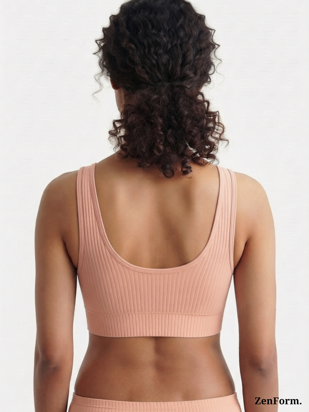 Ribbed Front Snap Bralette | Wire-Free Bra