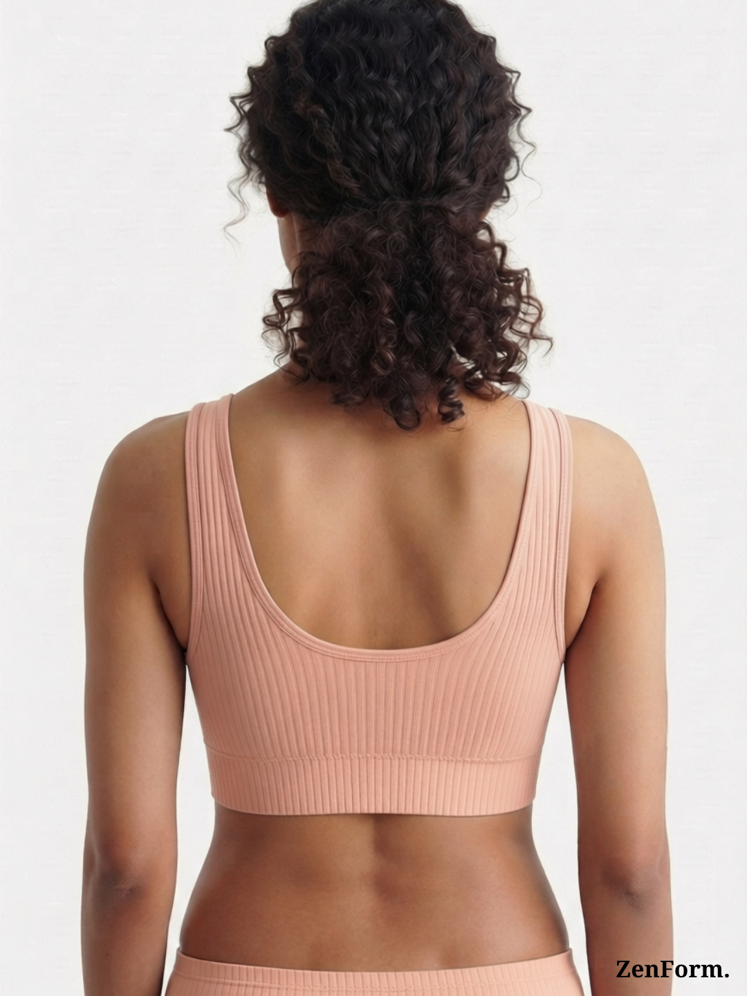 Ribbed Front Snap Bralette | Wire-Free Bra