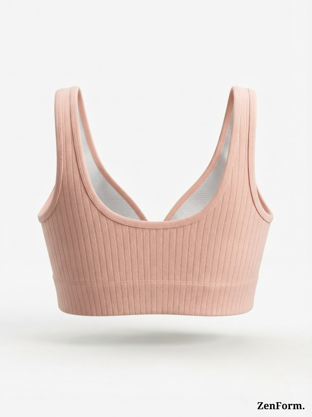 Ribbed Front Snap Bralette | Wire-Free Bra