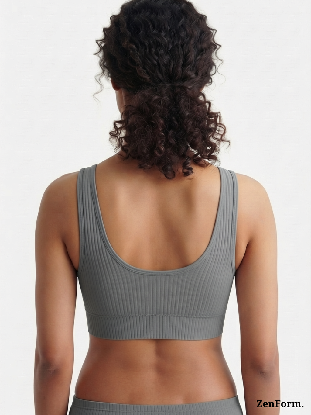 Ribbed Front Snap Bralette | Wire-Free Bra