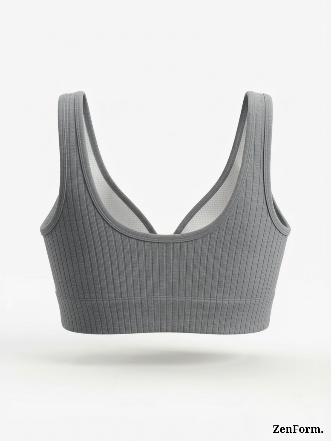 Ribbed Front Snap Bralette | Wire-Free Bra