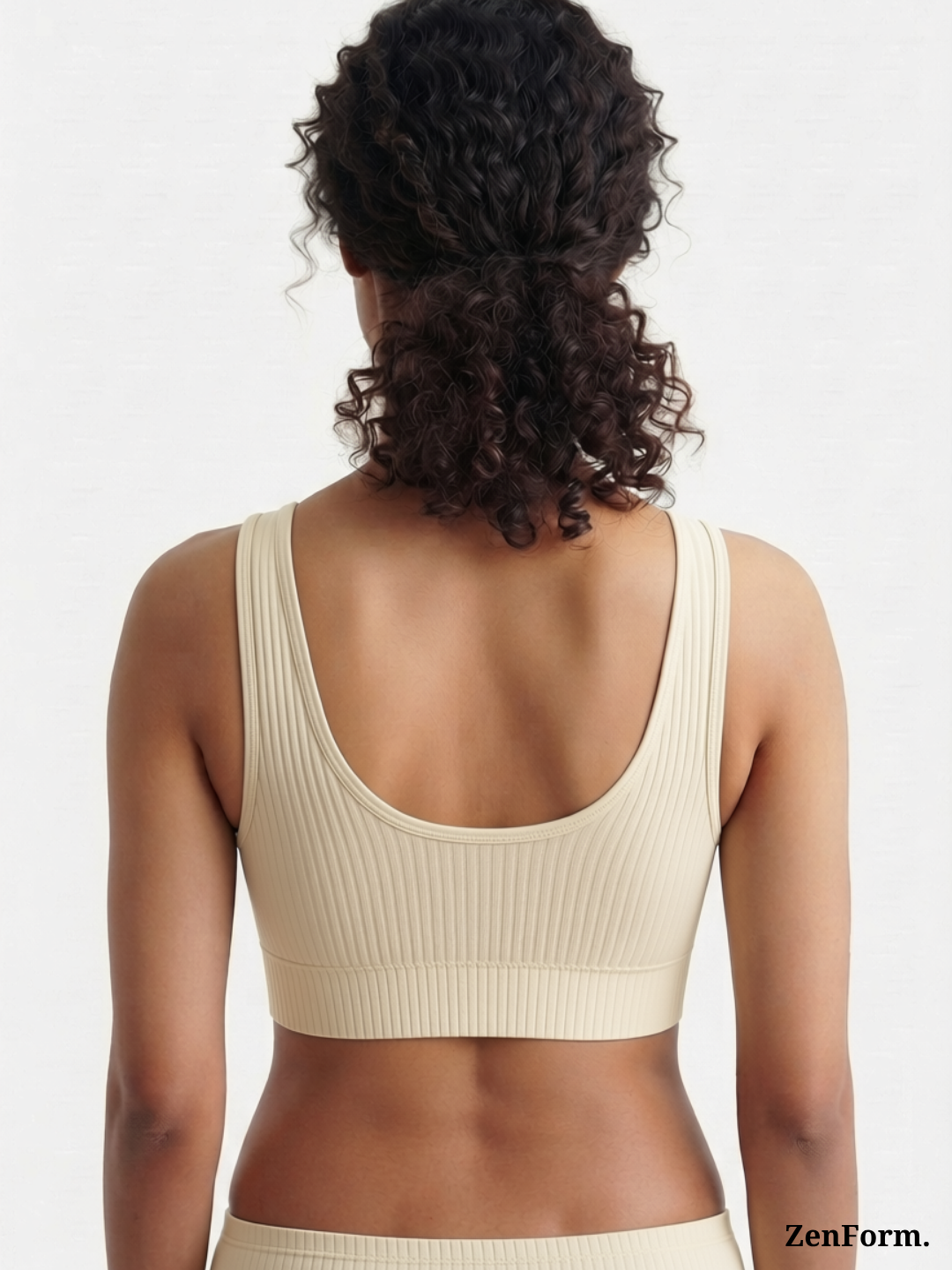 Ribbed Front Snap Bralette | Wire-Free Bra