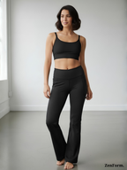 High-Waisted Flare Leggings with Pockets | Bootcut Yoga & Gym Pants for Women