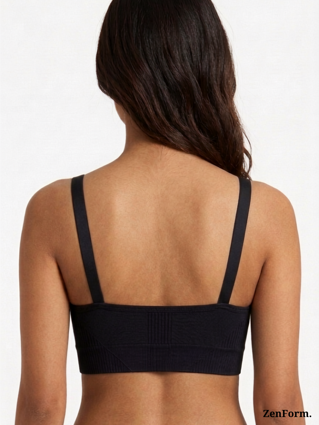 Front Closure Ribbed Stretchy Fabric Bralette for Everyday Comfort