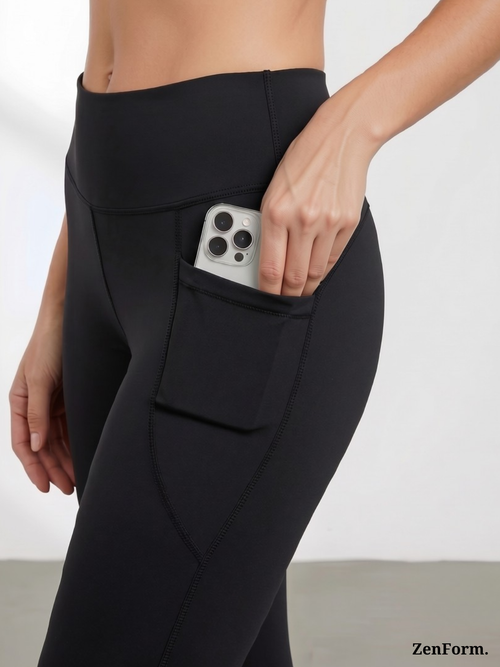 High-Waisted Flare Leggings with Pockets | Bootcut Yoga & Gym Pants for Women