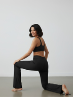 High-Waisted Flare Leggings with Pockets | Bootcut Yoga & Gym Pants for Women