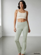 High-Waisted Flare Leggings with Pockets | Bootcut Yoga & Gym Pants for Women