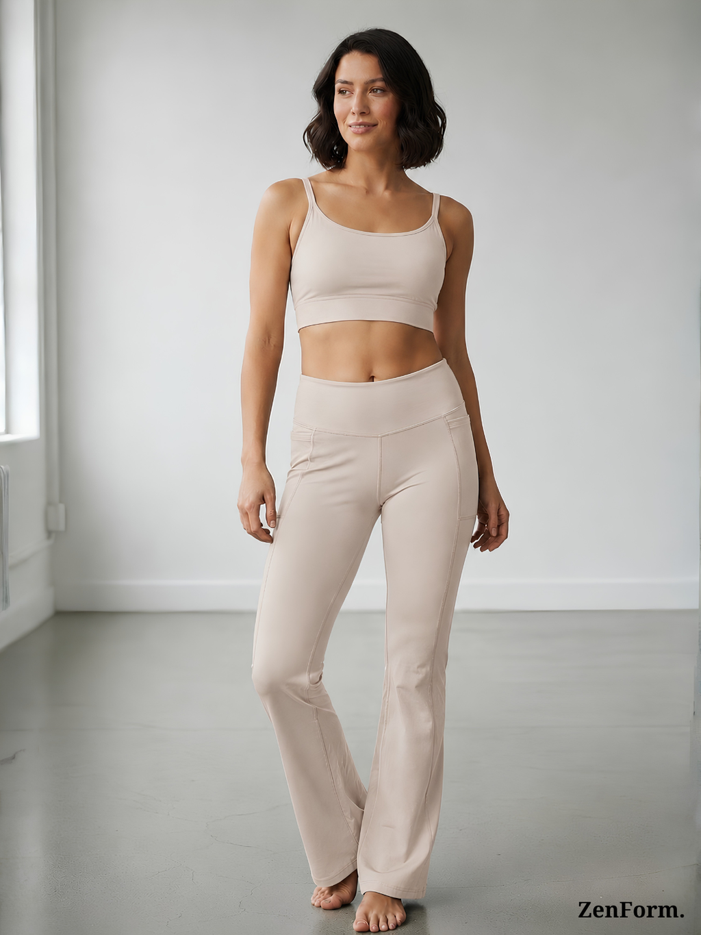 High-Waisted Flare Leggings with Pockets | Bootcut Yoga & Gym Pants for Women