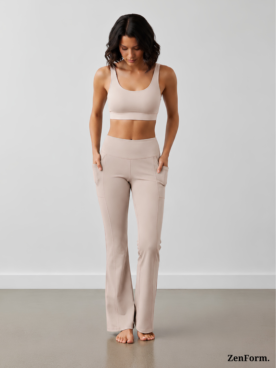 High-Waisted Flare Leggings with Pockets | Bootcut Yoga & Gym Pants for Women