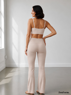High-Waisted Flare Leggings with Pockets | Bootcut Yoga & Gym Pants for Women
