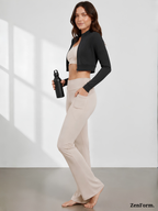 High-Waisted Flare Leggings with Pockets | Bootcut Yoga & Gym Pants for Women