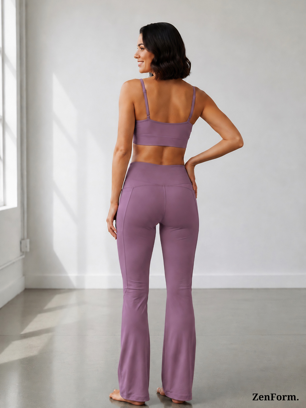 High-Waisted Flare Leggings with Pockets | Bootcut Yoga & Gym Pants for Women