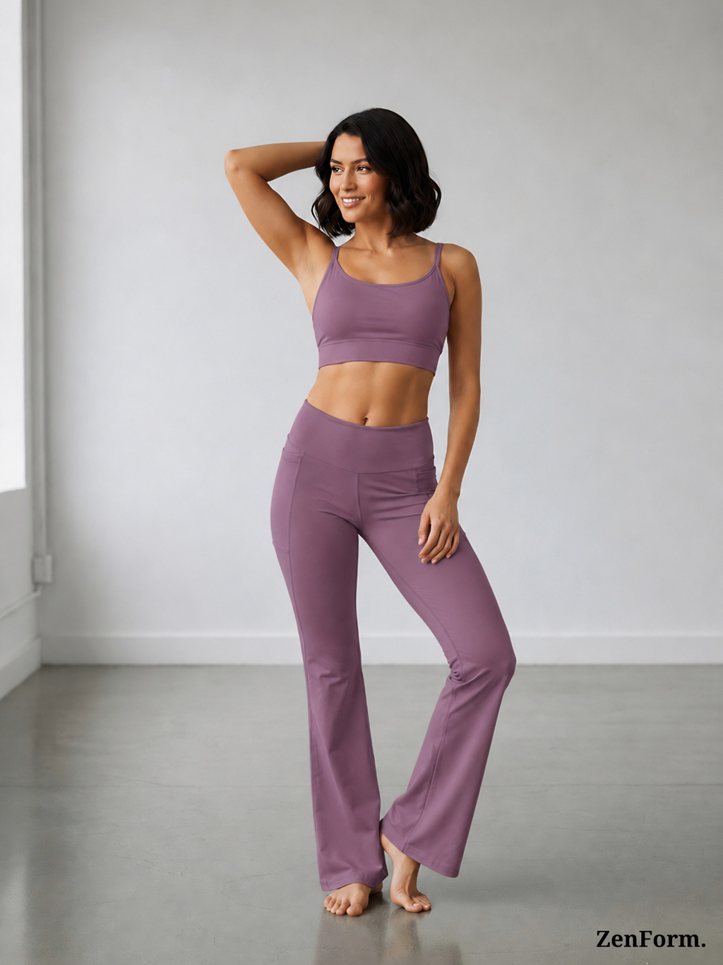 High-Waisted Flare Leggings with Pockets | Bootcut Yoga & Gym Pants for Women