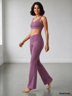 High-Waisted Flare Leggings with Pockets | Bootcut Yoga & Gym Pants for Women