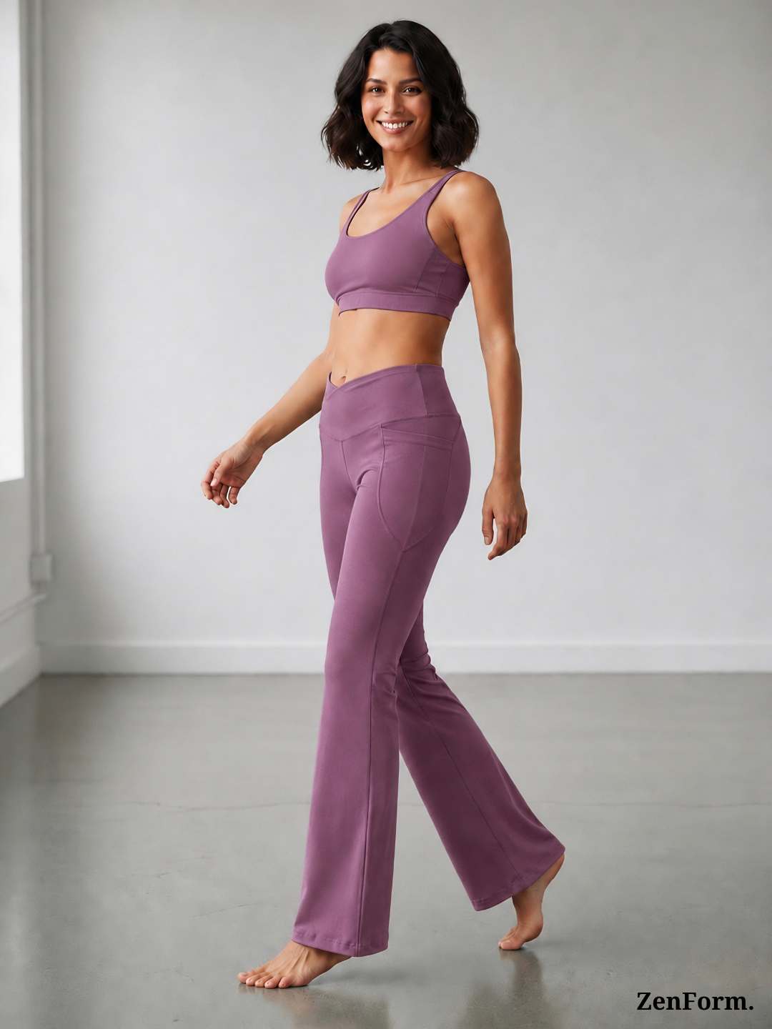High-Waisted Flare Leggings with Pockets | Bootcut Yoga & Gym Pants for Women