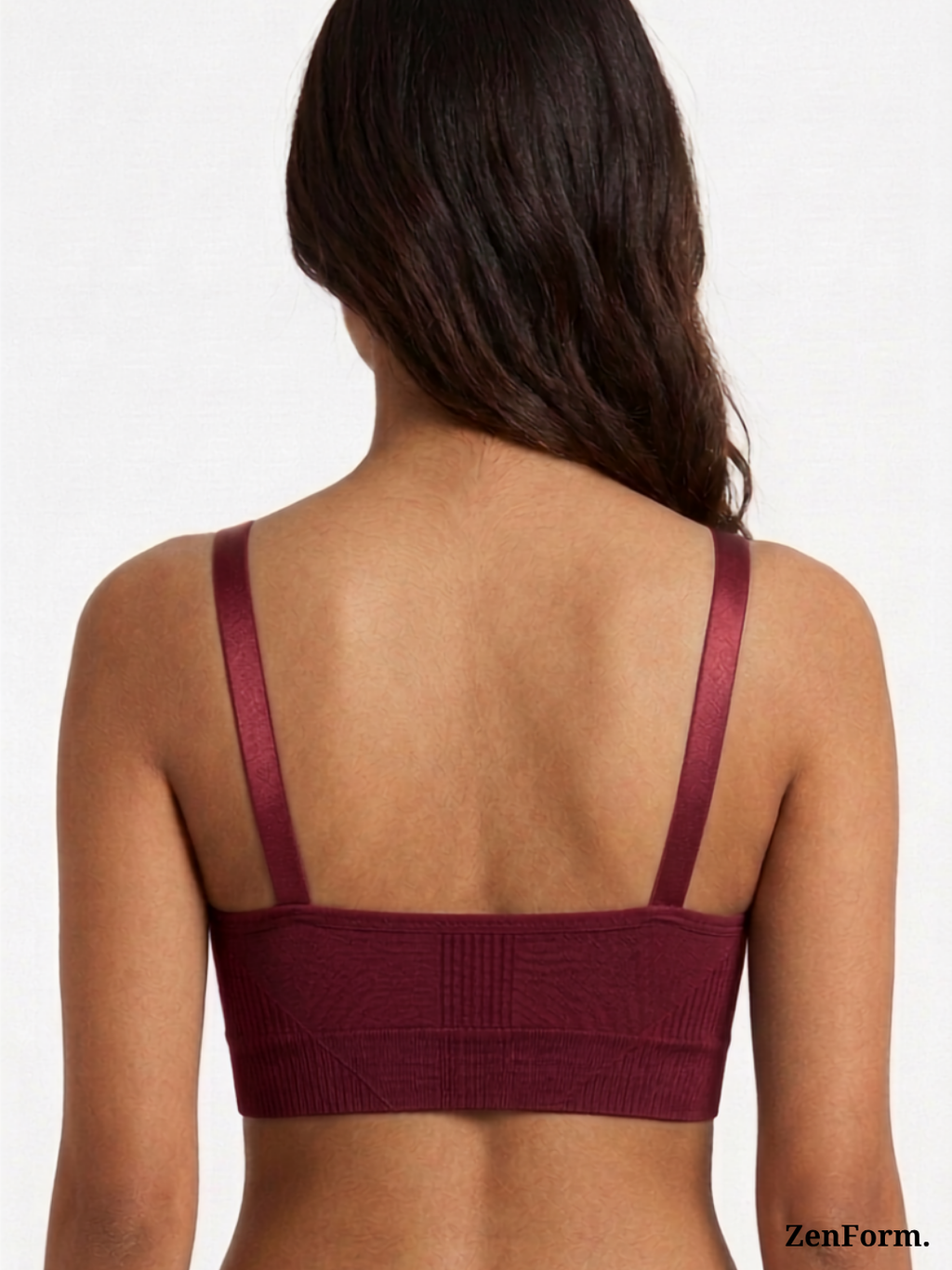 Front Closure Ribbed Stretchy Fabric Bralette for Everyday Comfort