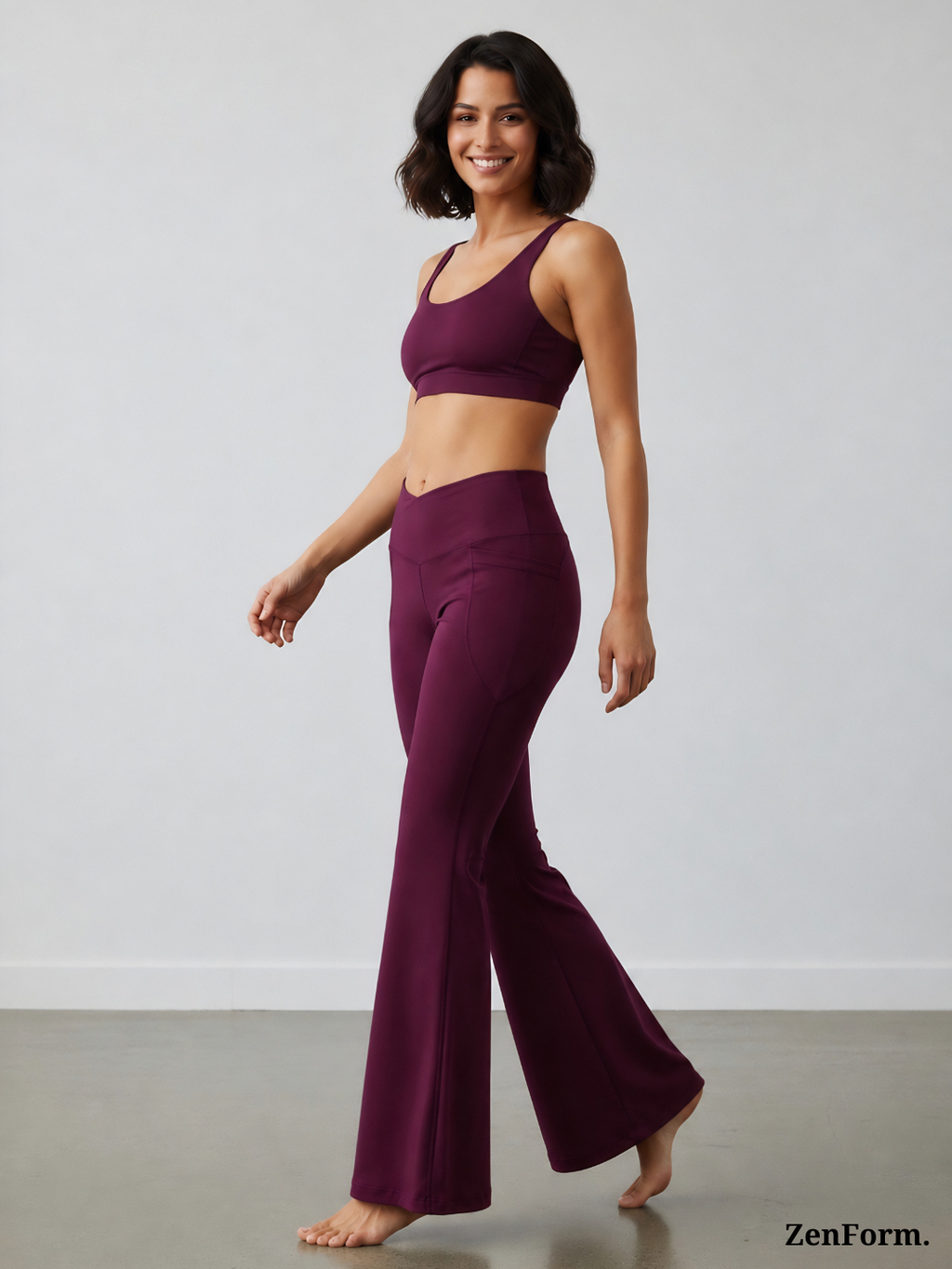 High-Waisted Flare Leggings with Pockets | Bootcut Yoga & Gym Pants for Women
