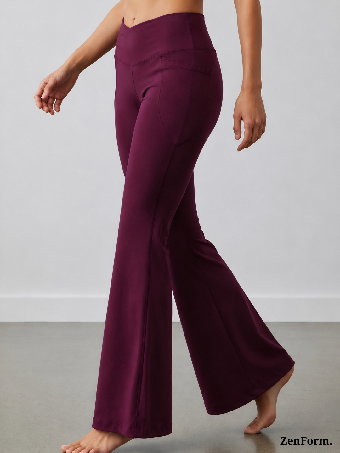 High-Waisted Flare Leggings with Pockets | Bootcut Yoga & Gym Pants for Women