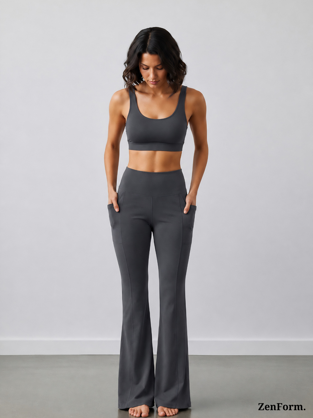 High-Waisted Flare Leggings with Pockets | Bootcut Yoga & Gym Pants for Women