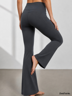 High-Waisted Flare Leggings with Pockets | Bootcut Yoga & Gym Pants for Women