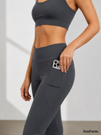 High-Waisted Flare Leggings with Pockets | Bootcut Yoga & Gym Pants for Women
