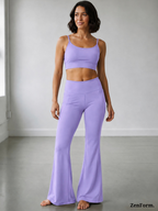 High-Waisted Flare Leggings with Pockets | Bootcut Yoga & Gym Pants for Women