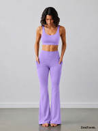 High-Waisted Flare Leggings with Pockets | Bootcut Yoga & Gym Pants for Women