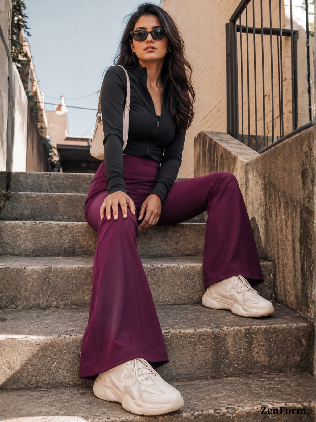 High-Waisted Flare Leggings with Pockets | Bootcut Yoga & Gym Pants for Women