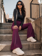 High-Waisted Flare Leggings with Pockets | Bootcut Yoga & Gym Pants for Women
