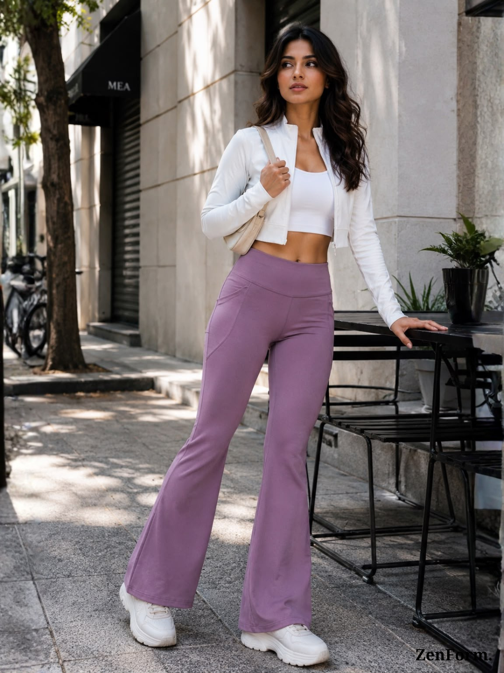 High-Waisted Flare Leggings with Pockets | Bootcut Yoga & Gym Pants for Women