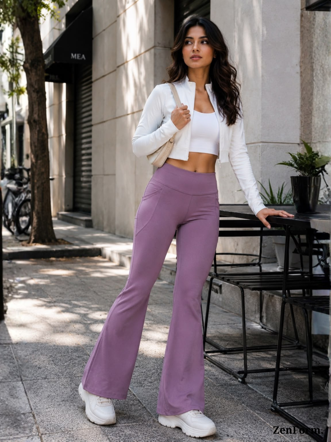 High-Waisted Flare Leggings with Pockets | Bootcut Yoga & Gym Pants for Women