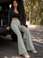 High-Waisted Flare Leggings with Pockets | Bootcut Yoga & Gym Pants for Women