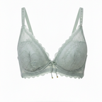 Romantic Scalloped Lace Bra Lightweight Support (MINT GREEN)