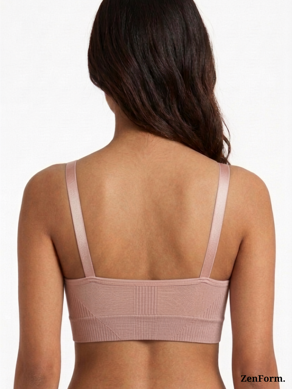 Front Closure Ribbed Stretchy Fabric Bralette for Everyday Comfort