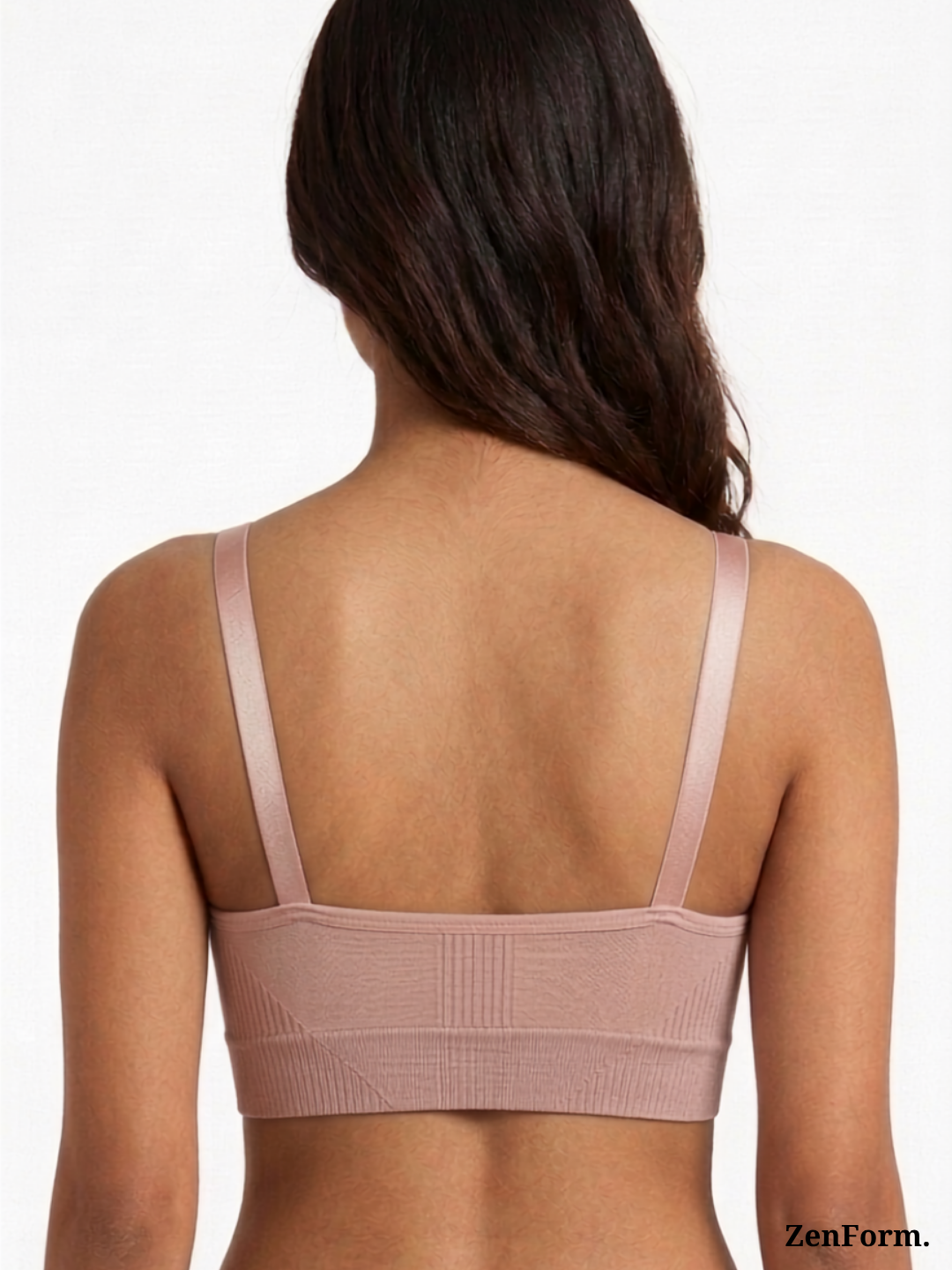 Front Closure Ribbed Stretchy Fabric Bralette for Everyday Comfort