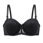 Sculpt & Lift Convertible Heavy Padded Lace Bra (BLACK)