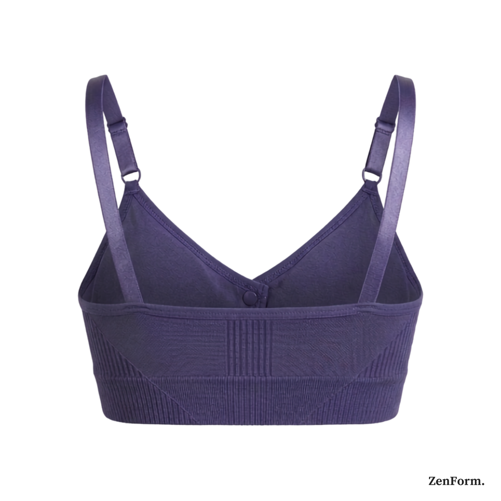 Front Closure Ribbed Seamless Bralette for Everyday Comfort Stretchy Fabric, Suitable for 28 to 32 inch bands