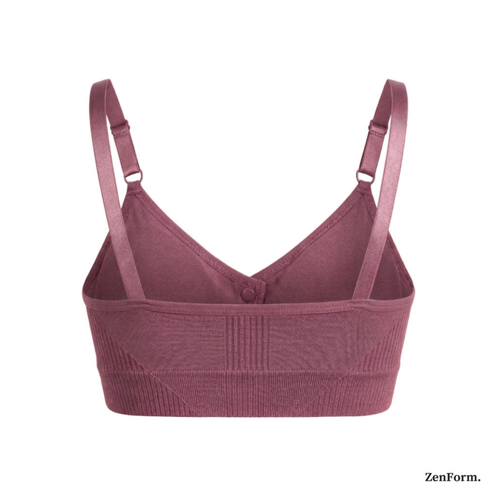 Front Closure Ribbed Seamless Bralette for Everyday Comfort Stretchy Fabric, Suitable for 28 to 32 inch bands