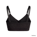 Front Closure Ribbed Seamless Bralette for Everyday Comfort Stretchy Fabric, Suitable for 28 to 32 inch bands