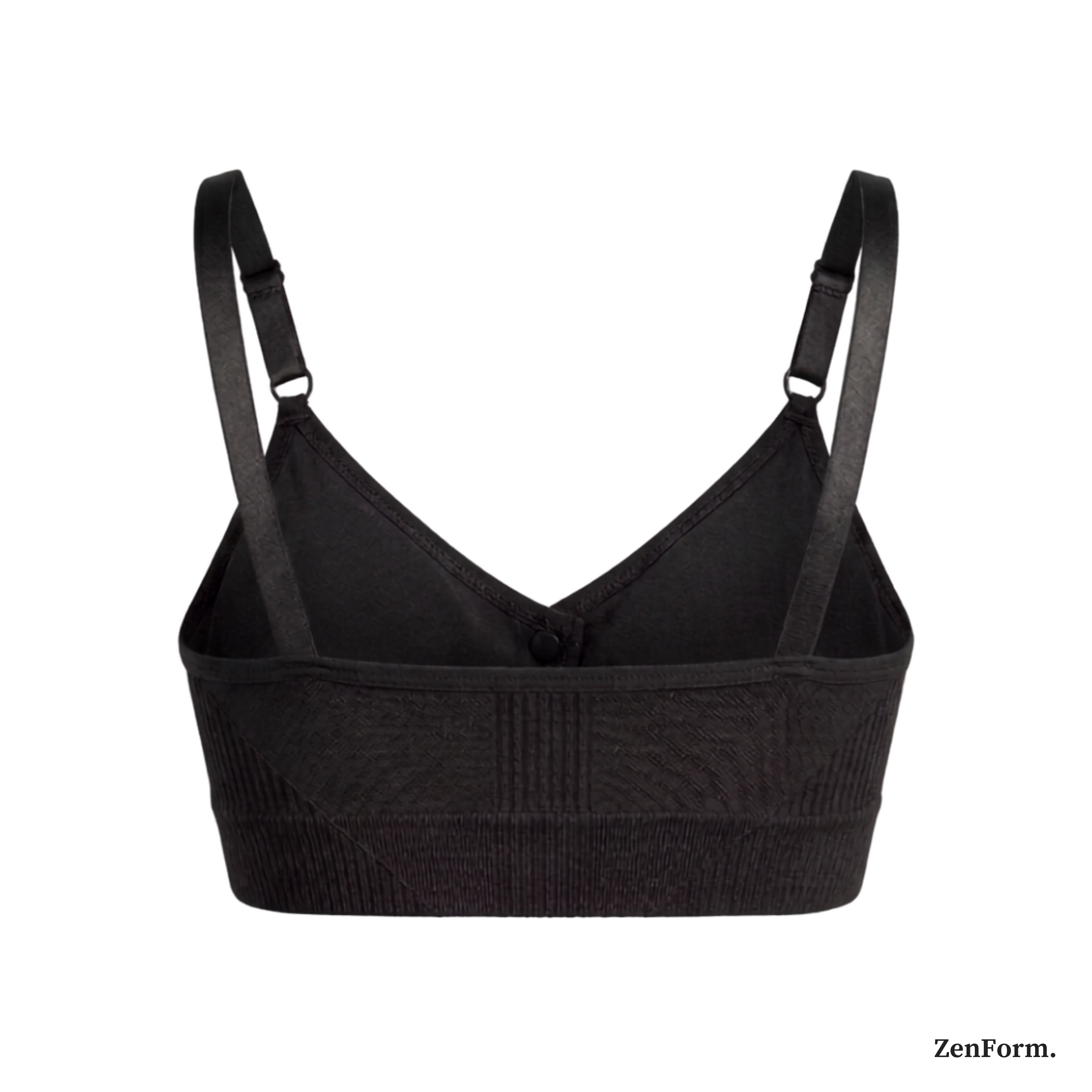 Front Closure Ribbed Seamless Bralette for Everyday Comfort Stretchy Fabric, Suitable for 28 to 32 inch bands